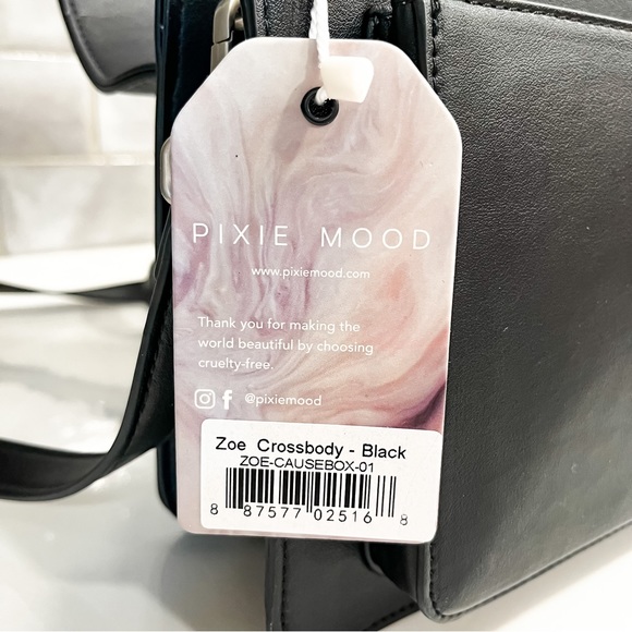 NWT Pixie Mood Zoe Crossbody - Black - Picture 6 of 6